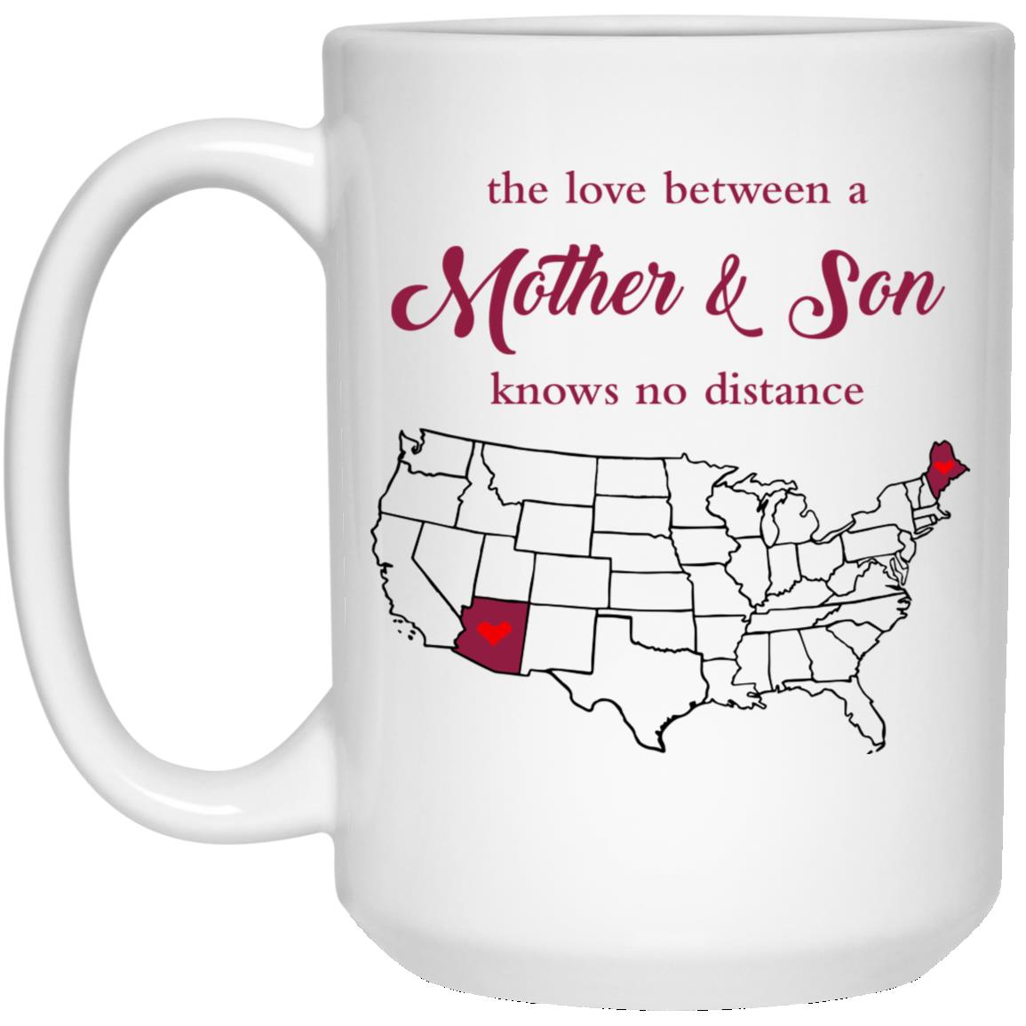 Arizona Maine The Love Between Mother And Son Mug - Mug Teezalo