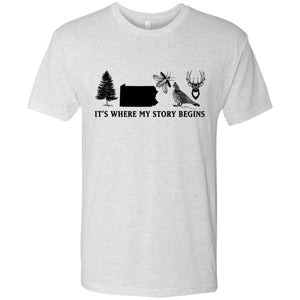 Pennsylvania Where My Story Begins T-Shirt - T-shirt Teezalo