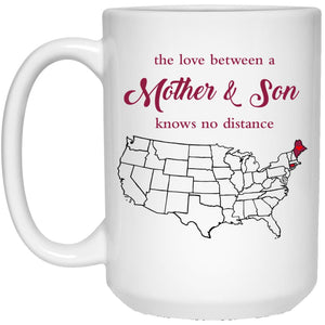 Connecticut Maine The Love Between Mother And Son Mug - Mug Teezalo