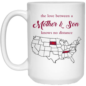Tennessee South Dakota The Love Between Mother And Son Mug - Mug Teezalo
