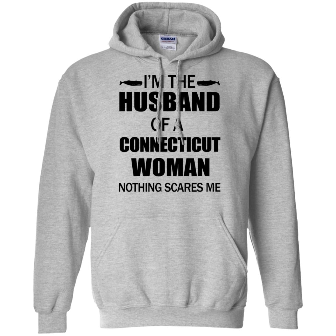 I'm The Husband Of A Connecticut Woman T Shirt - T-shirt Teezalo