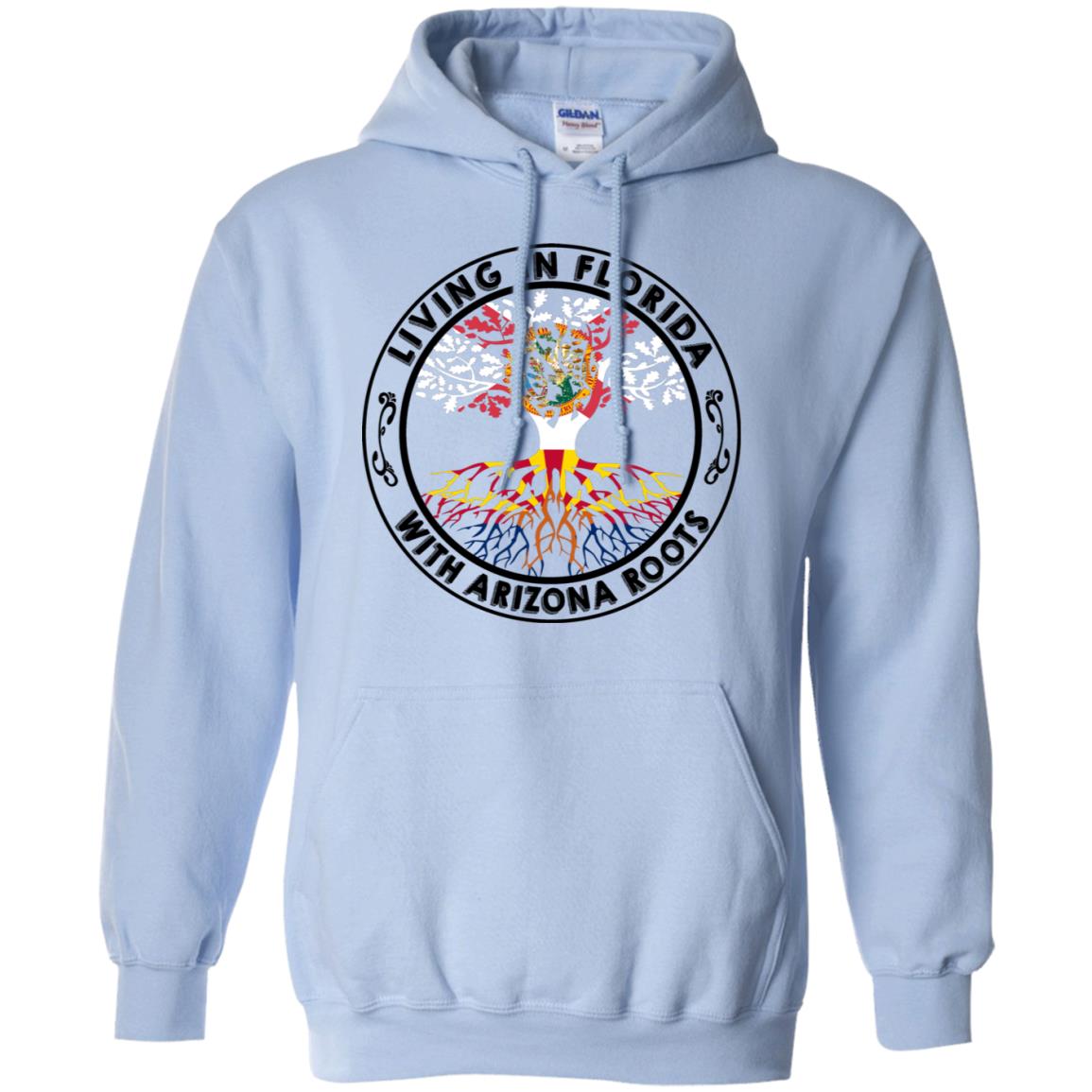 Living In Florida With Arizona Roots T Shirt - T-shirt Teezalo