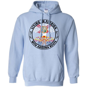 Living In Florida With Arizona Roots T Shirt - T-shirt Teezalo