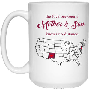 New Jersey New Mexico The Love Between Mother And Son Mug - Mug Teezalo