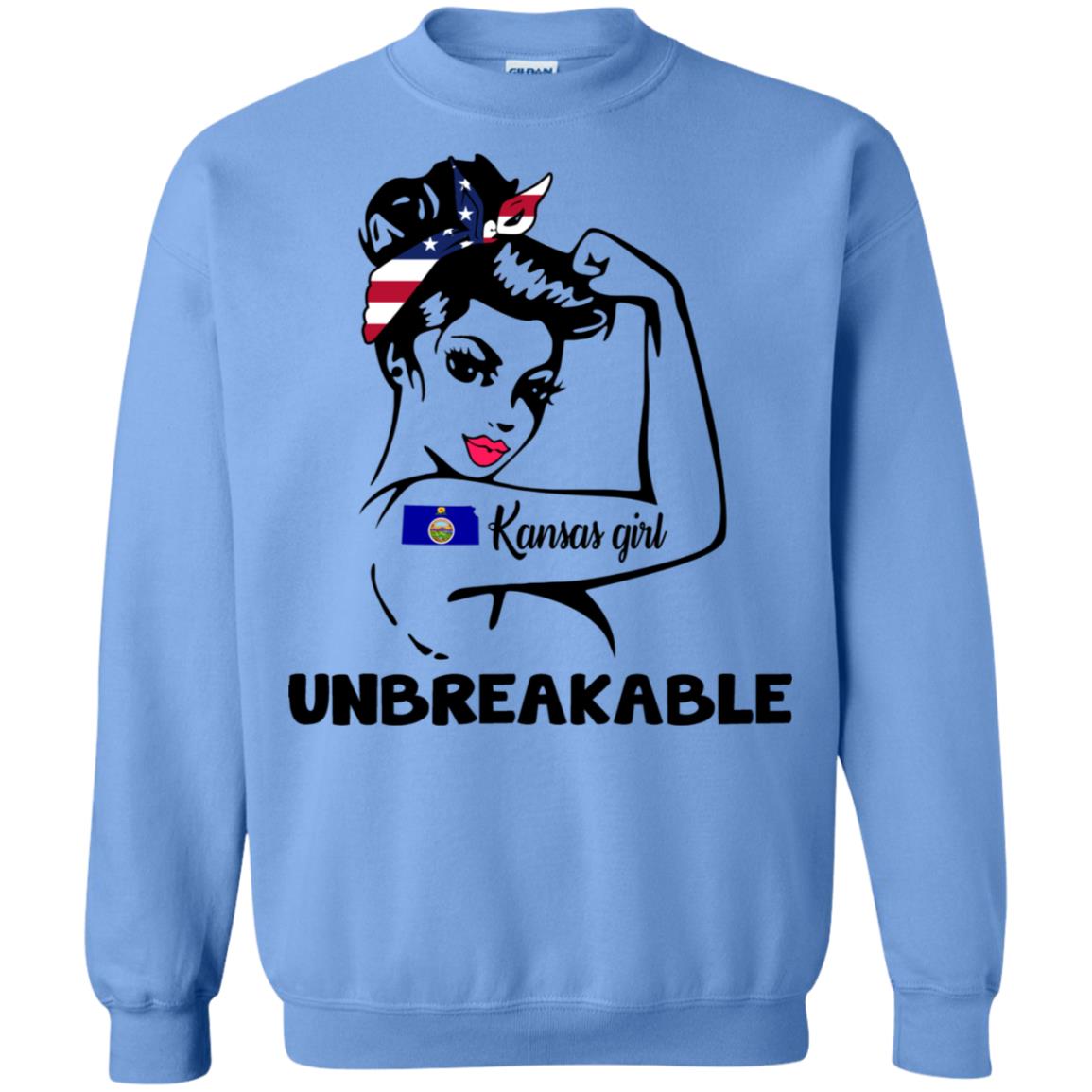 Kansas Girl Unbreakable Hoodie - Hoodie Teezalo