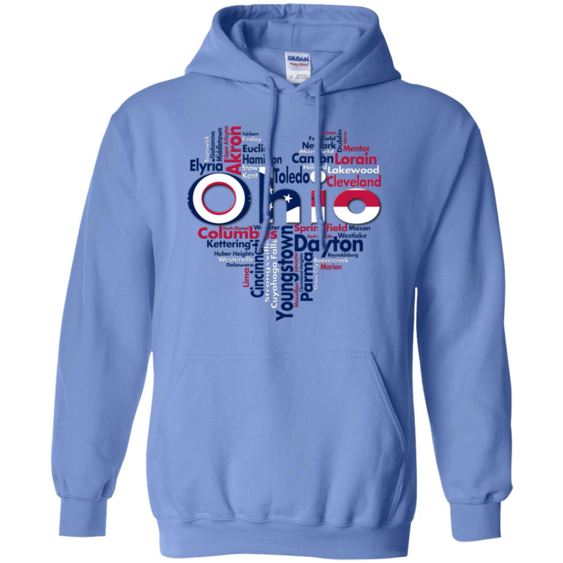 Ohio City Heart T-Shirt - T-shirt Teezalo