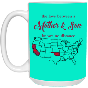 Oklahoma California The Love Mom And Son Mug - Mug Teezalo