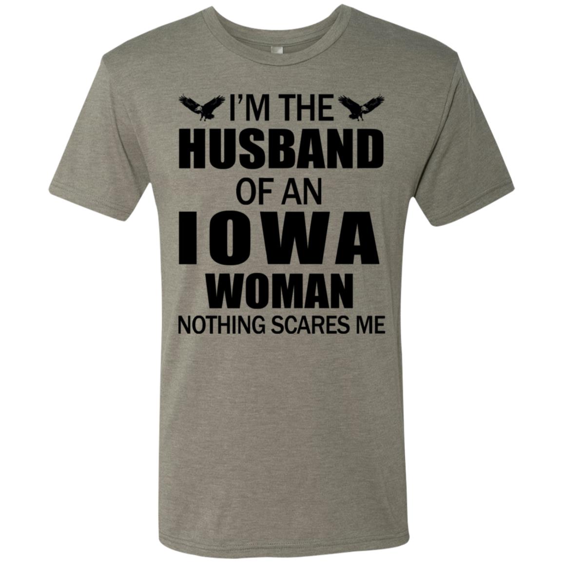 I'm The Husband Of An Iowa Woman Hoodie - Hoodie Teezalo