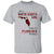 Just A North Dakota Girl Living In A Florida World T-shirt - T-shirt Born Live Plaid Red Teezalo
