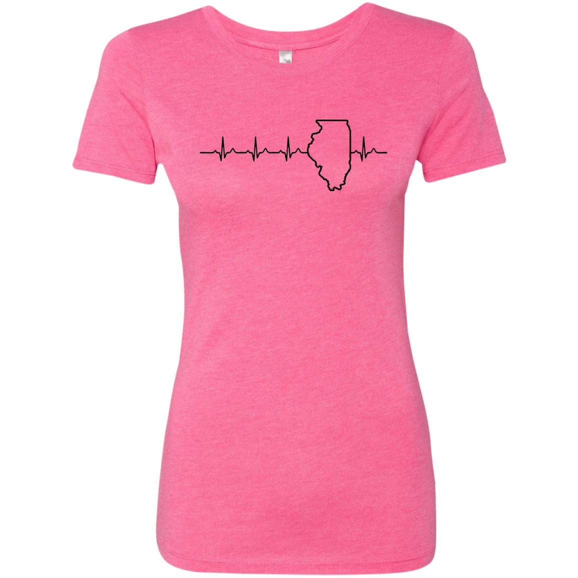 Illinois Heartbeat Hoodie - Hoodie Teezalo