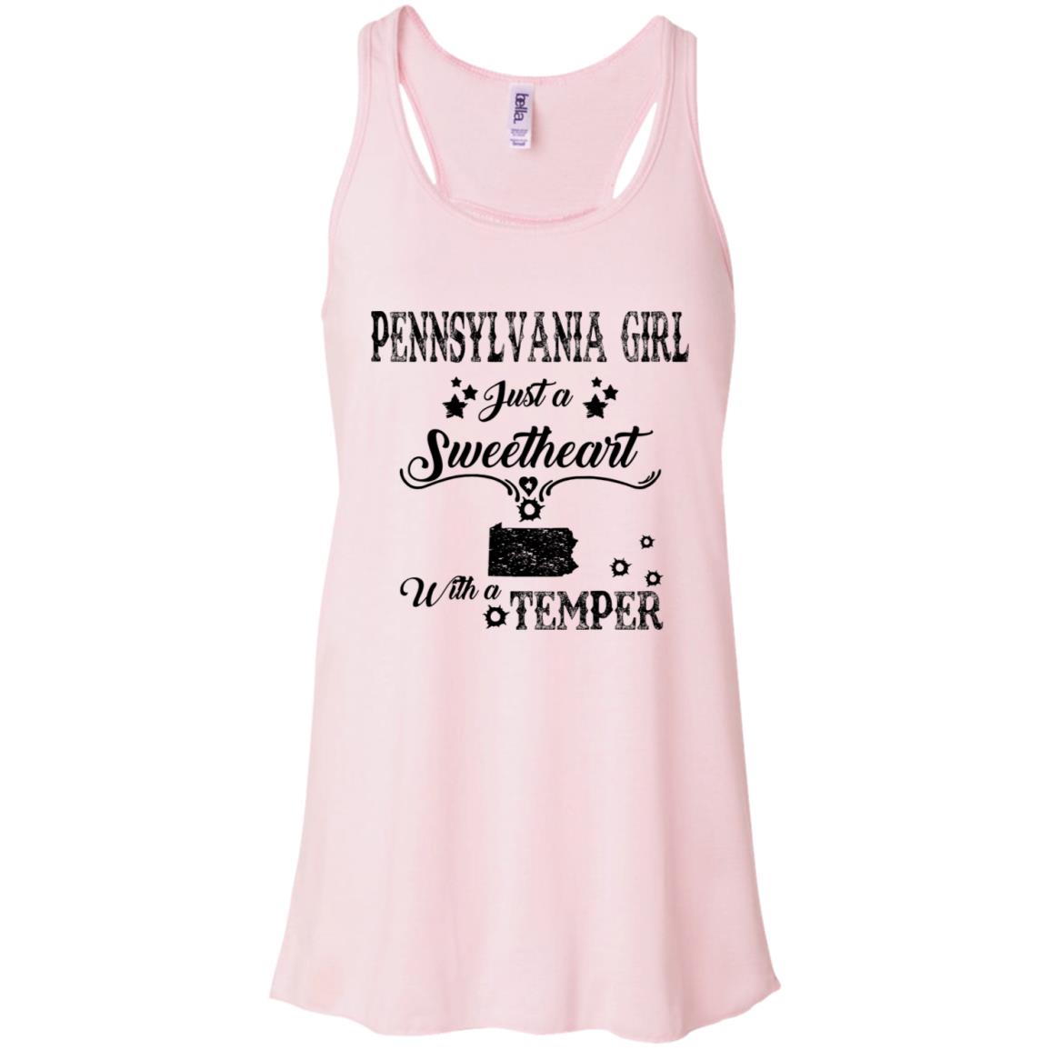 Pennsylvania Girl Just Sweetheart With A Temper Hoodie - Hoodie Teezalo
