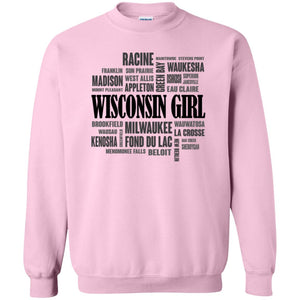 Wisconsin Girl And Cities Funny T-shirt - T-shirt Teezalo