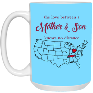 Ohio Tennessee The Love Mother And Son Mug - Mug Teezalo