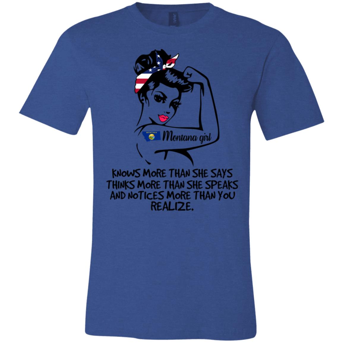 Montana Girl Knows More Than She Says Hoodie - Hoodie Teezalo