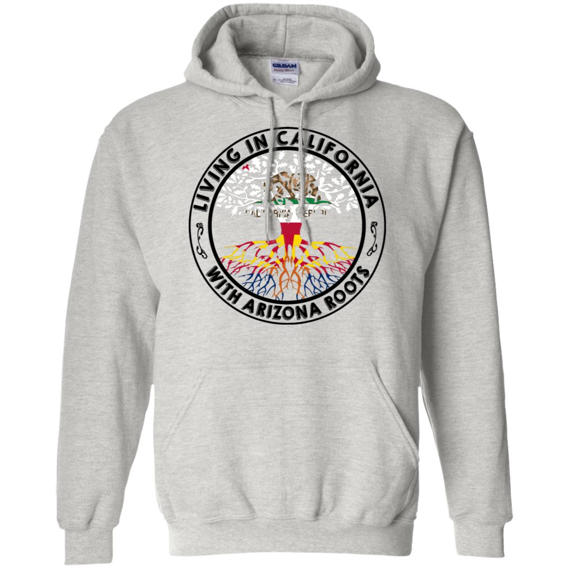 Living In California With Arizona Roots T Shirt - T-shirt Teezalo