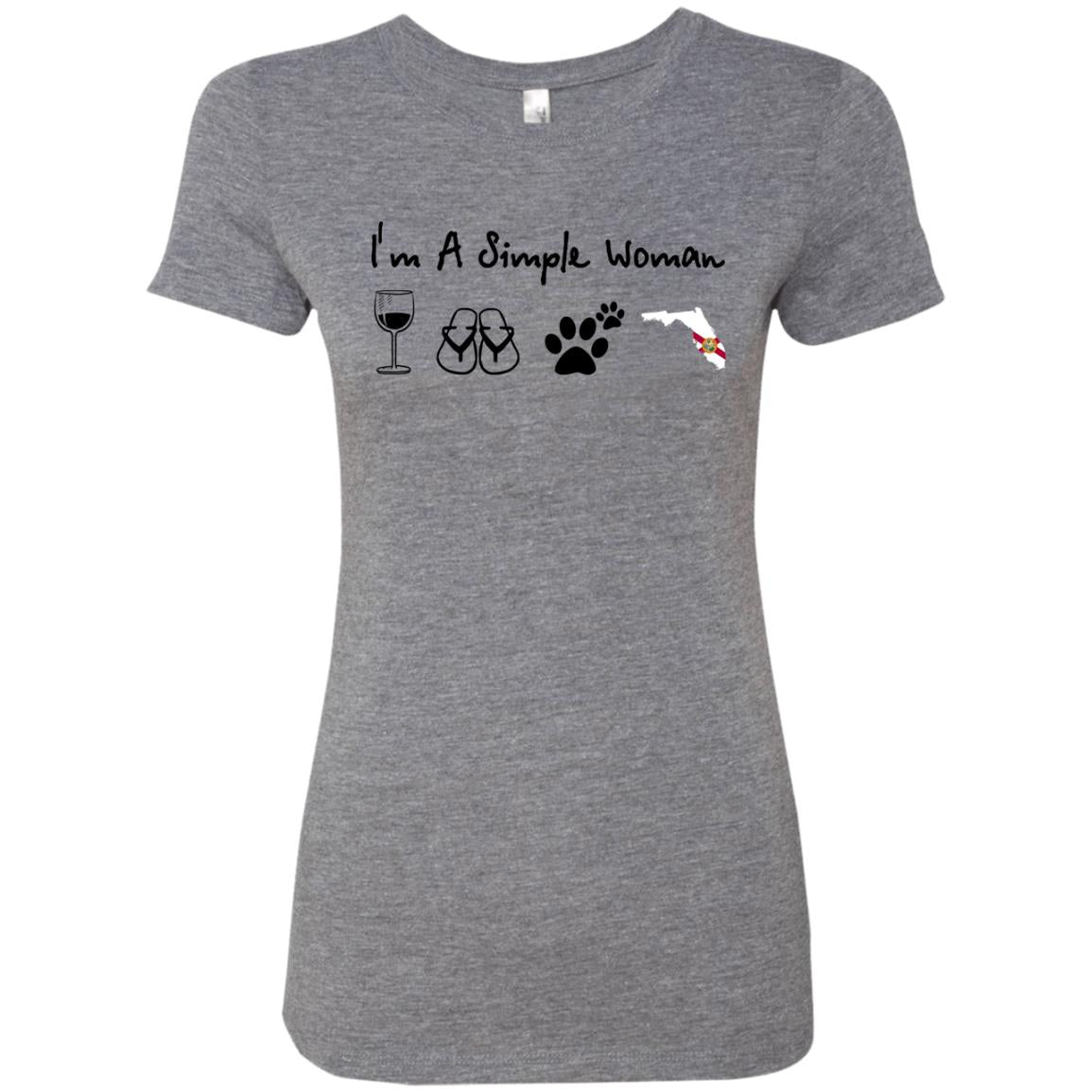 I Am A Simple Florida Girl Hoodie - Hoodie Teezalo