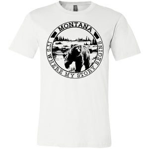 Montana It's Where My Story Begins T-Shirt - T-shirt Teezalo
