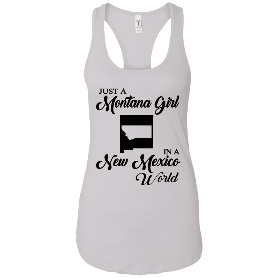 Just A Montana Girl In A New Mexico World T-Shirt - T-shirt Teezalo