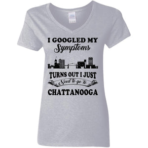 My Symptoms I Just Need To Go To Chattanooga T Shirt - T-shirt Teezalo
