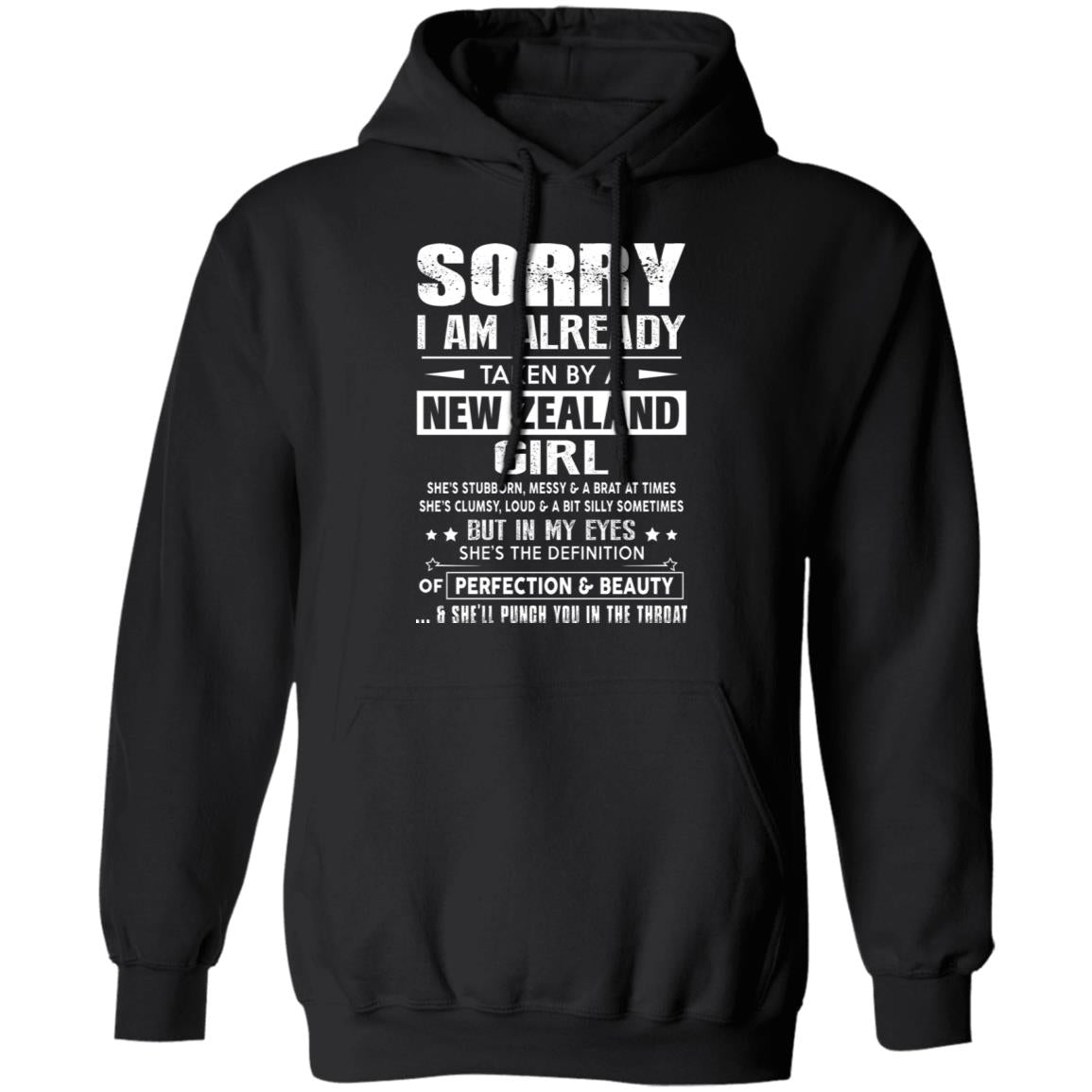 Sorry I'm Already Taken By A New Zealand Girl T-Shirt - T-shirt Teezalo