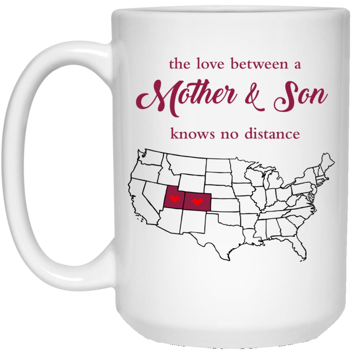 Colorado Utah The Love Between Mother And Son Mug - Mug Teezalo