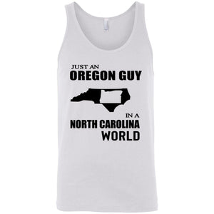 Just An Oregon Guy In North Carolina World Hoodie - Hoodie Teezalo