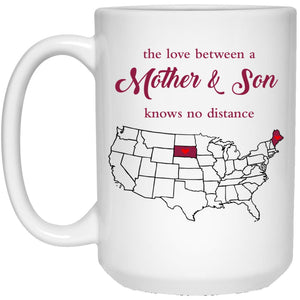 Maine South Dakota The Love Between Mother And Son Mug - Mug Teezalo