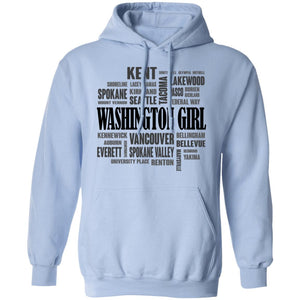 Washington Girl & City T-Shirt - T-shirt Teezalo