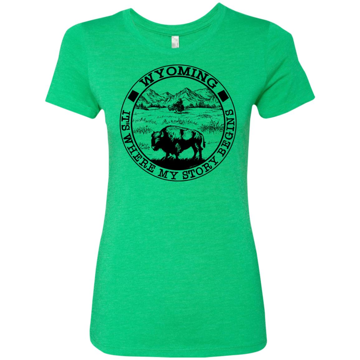 Wyoming It's Where My Story Begins Hoodie - Hoodie Teezalo