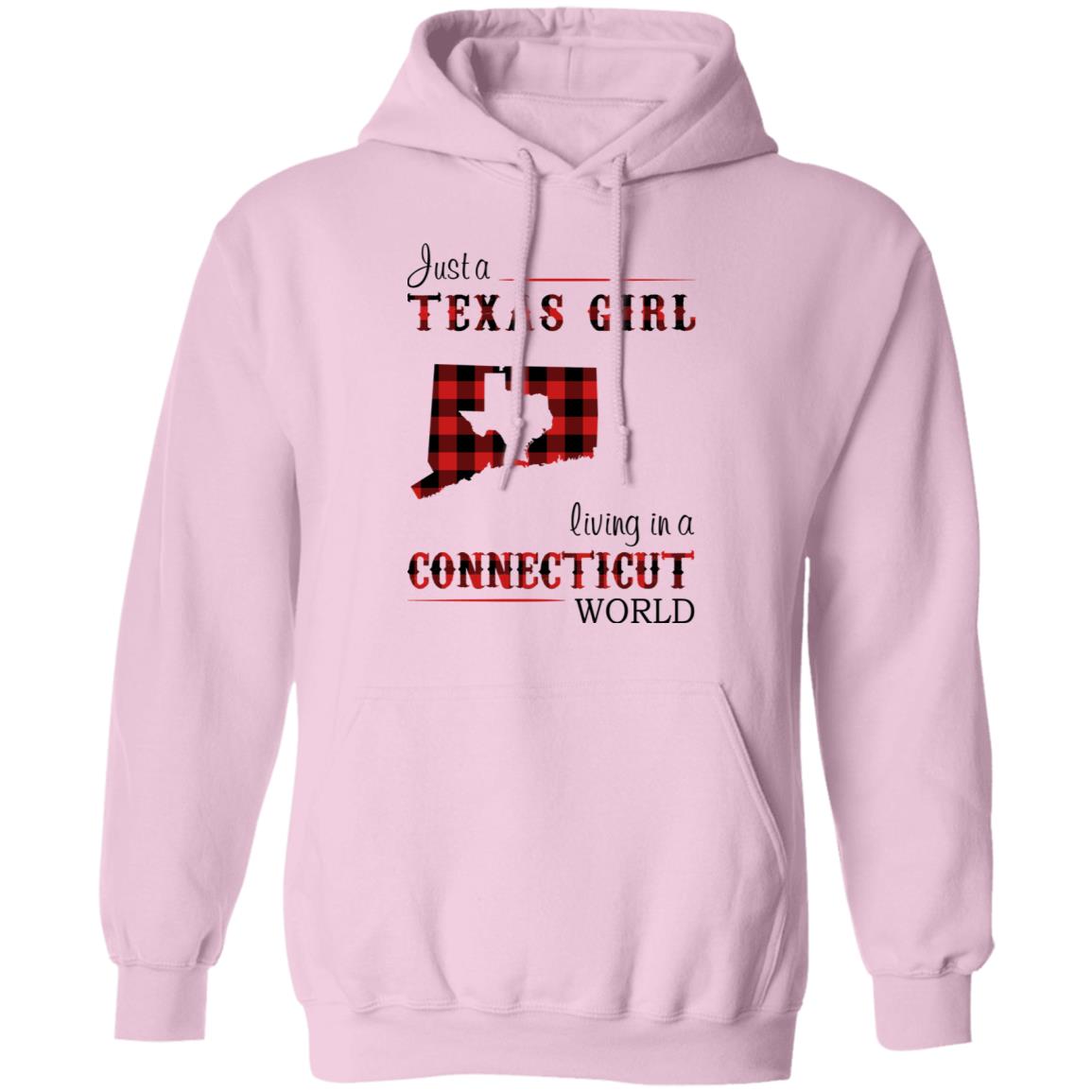 Just A Texas Girl Living In A Connecticut World T- Shirt - T-shirt Teezalo
