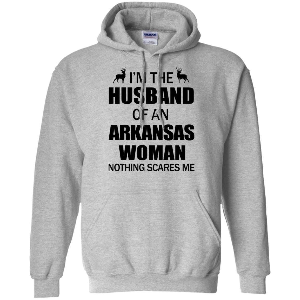 I'm The Husband Of An Arkansas Woman T Shirt - T-shirt Teezalo
