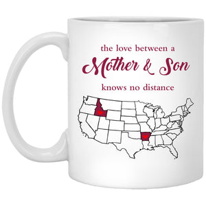 Arkansas Idaho The Love Between Mother And Son Mug - Mug Teezalo