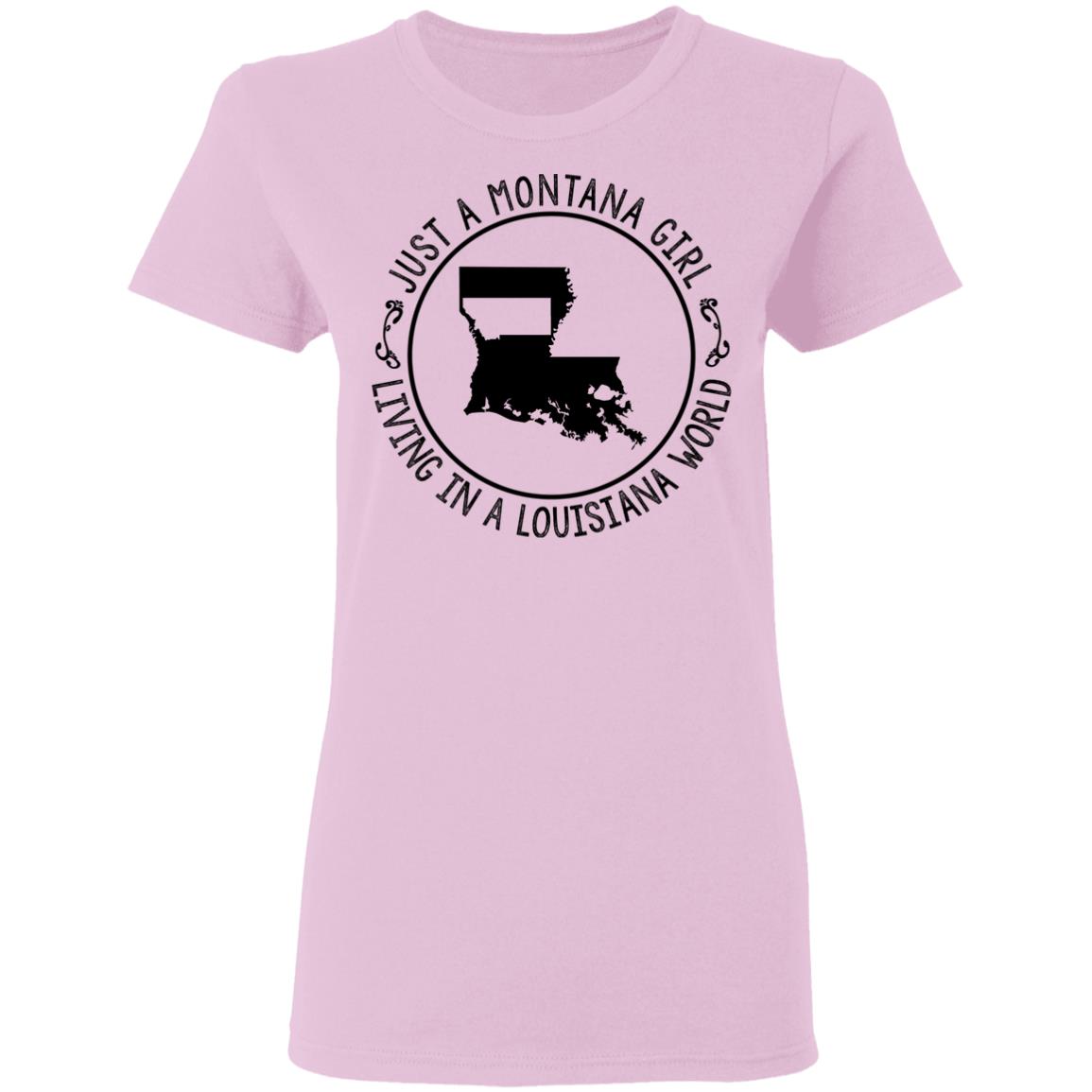 Montana Girl Living In Louisiana World Hoodie - Hoodie Teezalo