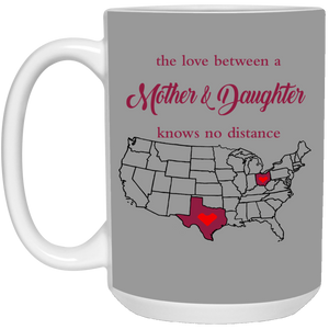 Ohio Texas The Love Mother And Daughter Mug - Mug Teezalo