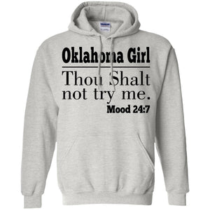 Oklahoma Girl Thou Shalt Not Try Me T Shirt - T-shirt Teezalo