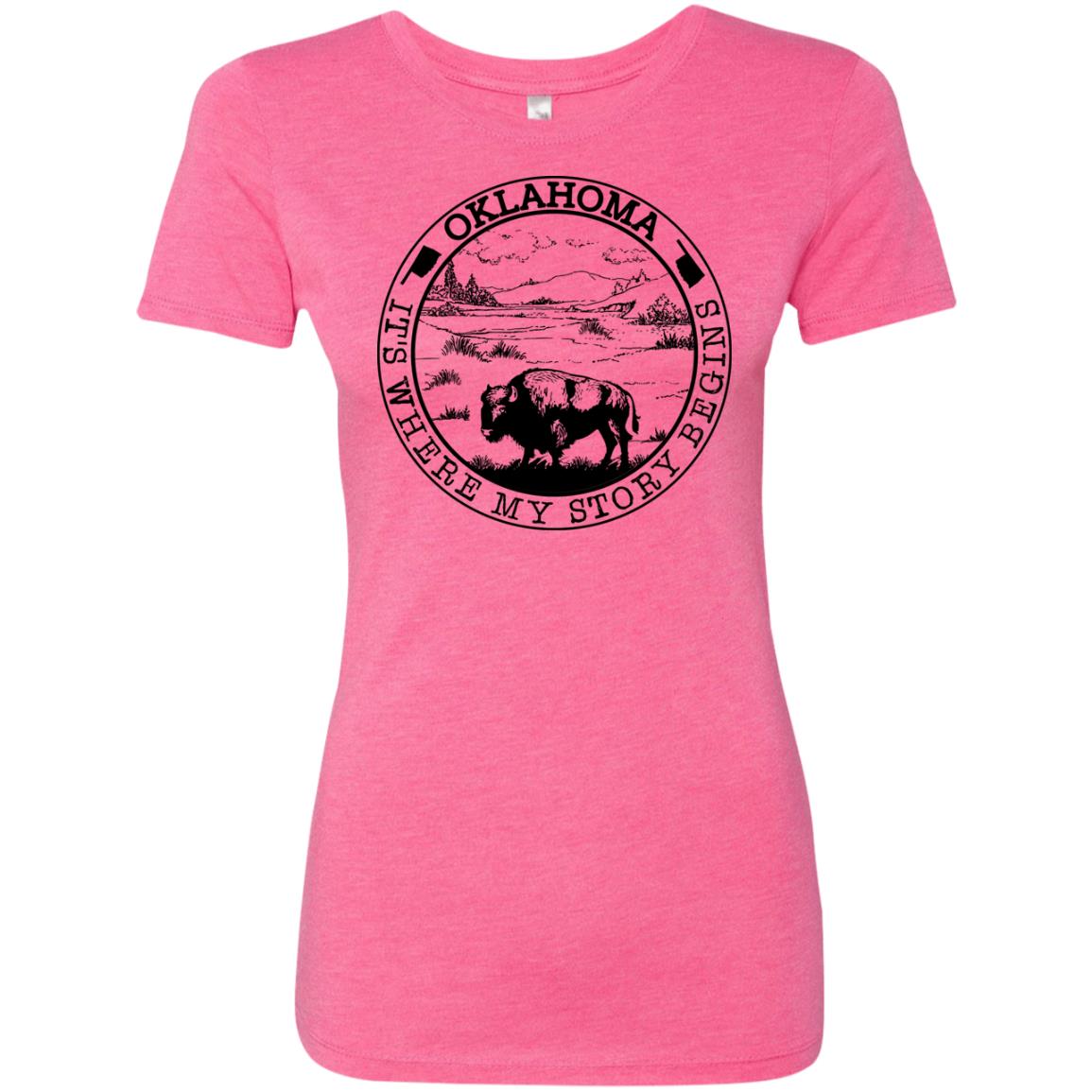 Oklahoma It's Where My Story Begins T Shirt - Hoodie Teezalo