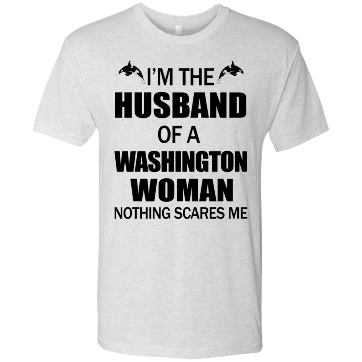 I'm The Husband Of A Washington Woman T-Shirt - T-shirt Teezalo