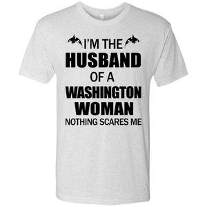 I'm The Husband Of A Washington Woman T-Shirt - T-shirt Teezalo