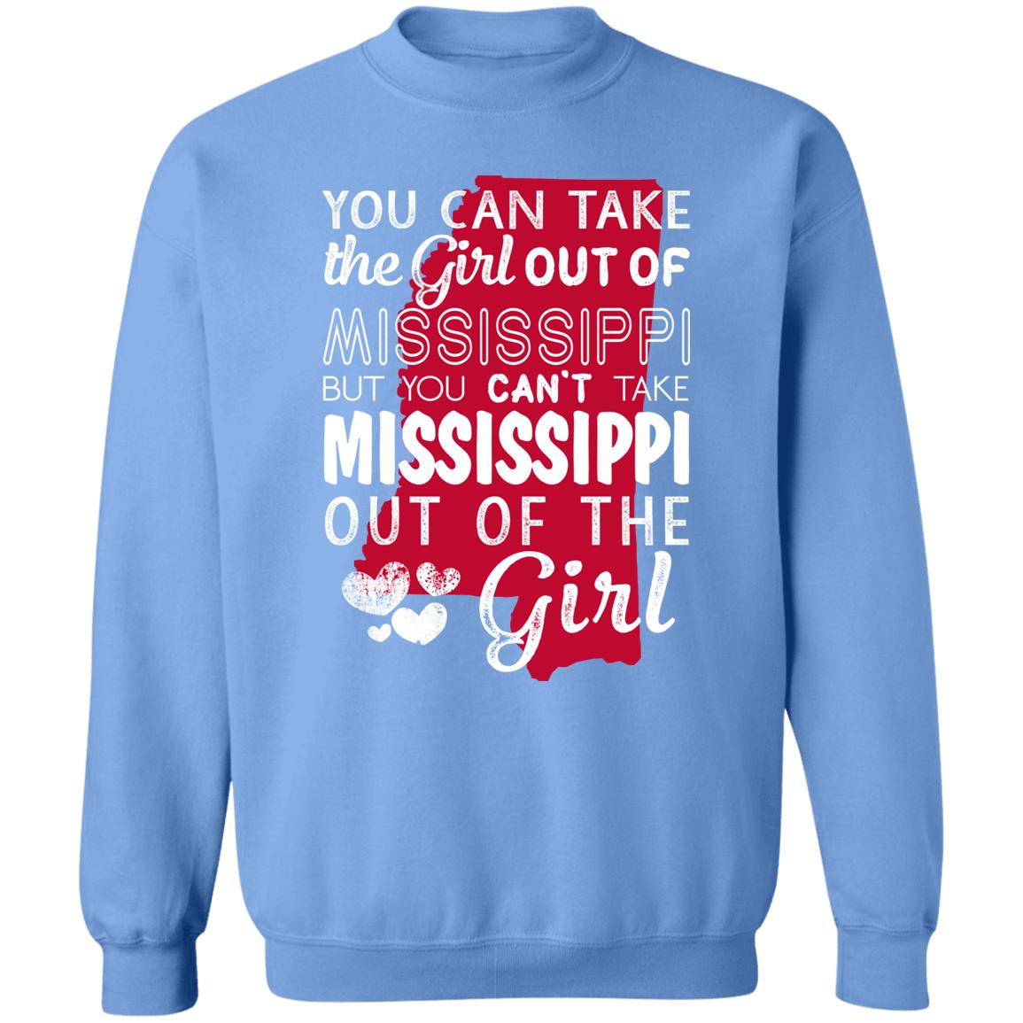 You Can't Take Mississippi Out Of The Girl T-Shirt - T-shirt Teezalo