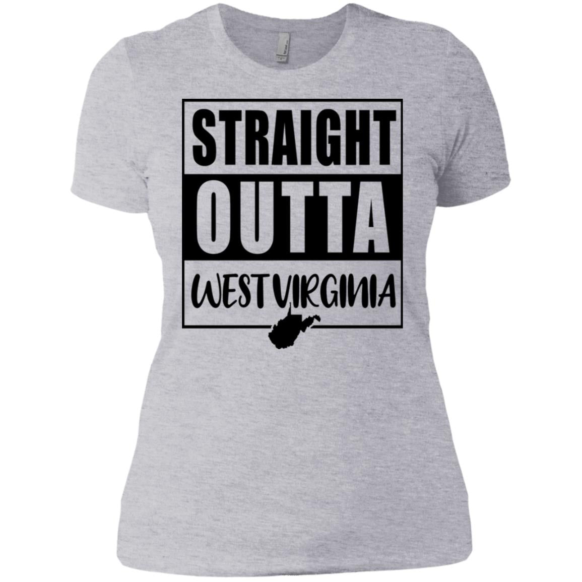 Straight Outta West Virginia T Shirt - T-shirt Teezalo
