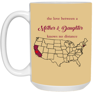 Connecticut California Love Mother Daughter Mug - Mug Teezalo