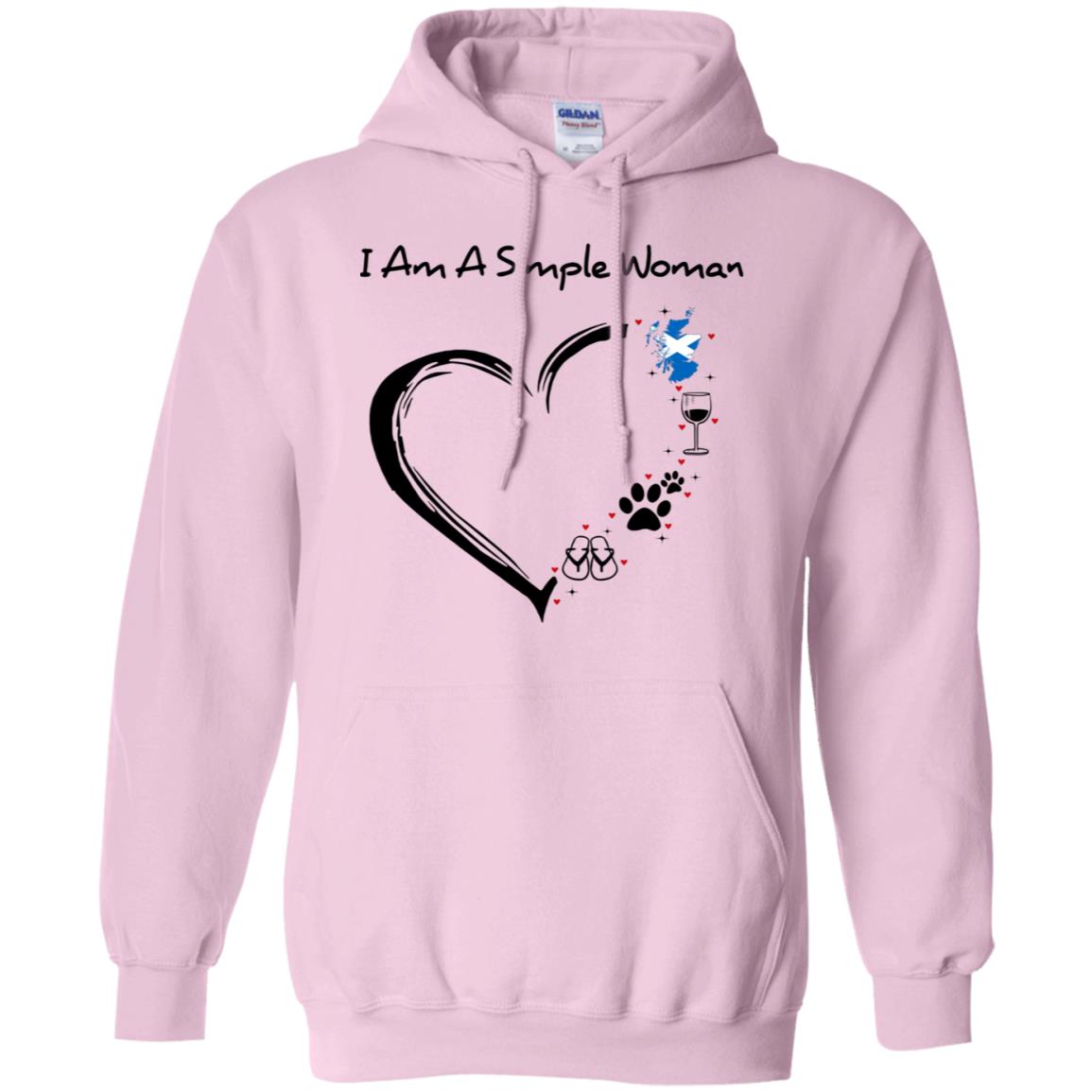 Scotland I Am A Simple Woman Hoodie - Hoodie Teezalo