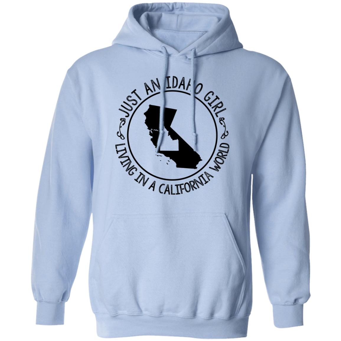 Idaho Girl Living In California World T - Shirt - T-shirt Teezalo