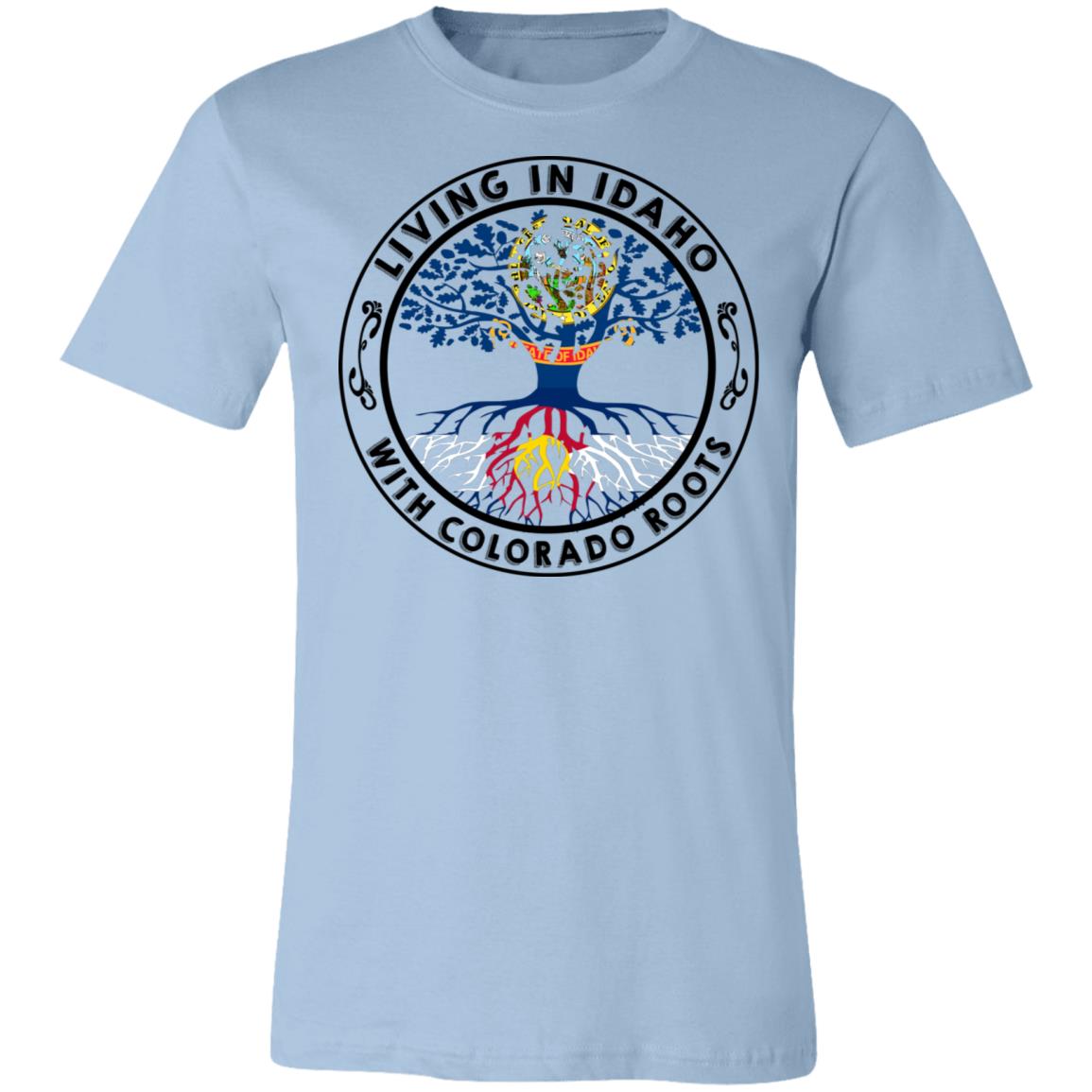 Living In Idaho With Colorado Roots Hoodie - Hoodie Teezalo