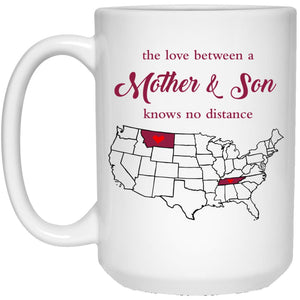 Tennessee Montana The Love Between Mother And Son Mug - Mug Teezalo