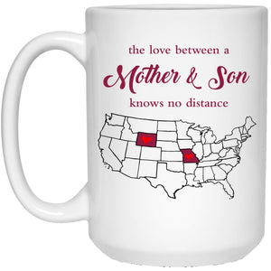 Wyoming Missouri The Love Between Mother And Son Mug - Mug Teezalo