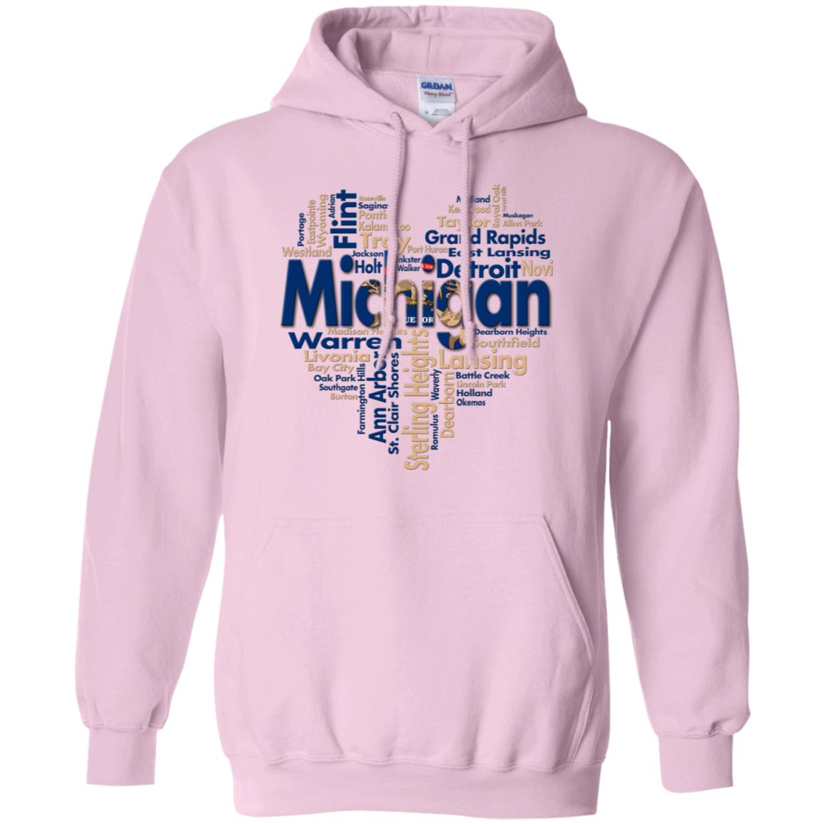 Michigan City Heart T-Shirt - T-shirt Teezalo