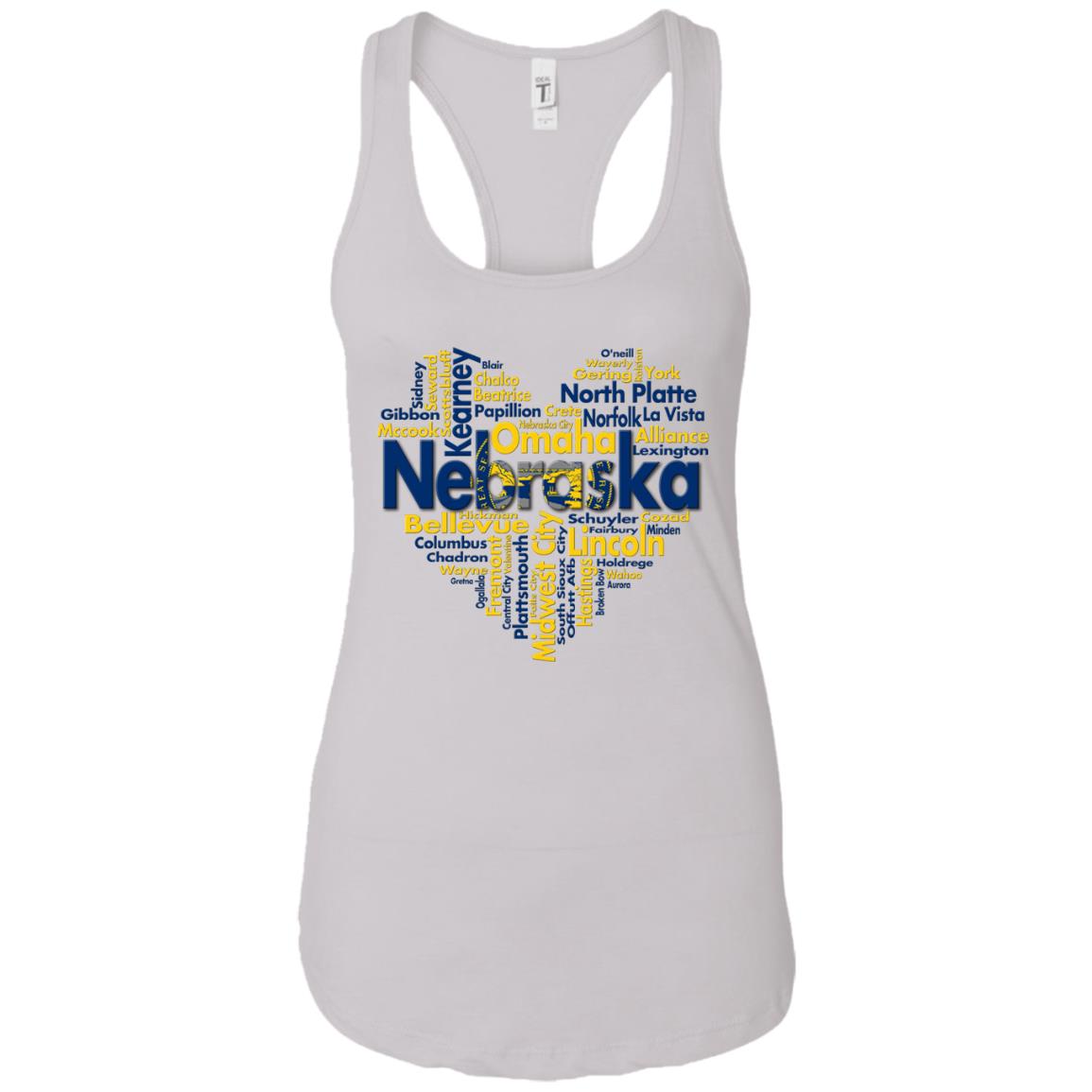 Nebraska Heart City T-Shirt - T-shirt Teezalo