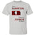 Just An Illinois Girl Living In A Kansas World T-shirt - T-shirt Born Live Plaid Red Teezalo