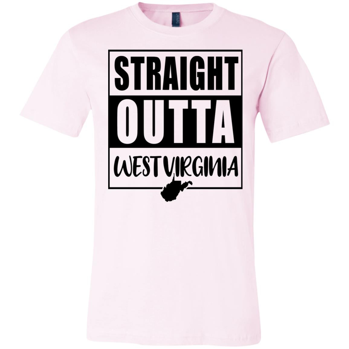 Straight Outta West Virginia T Shirt - T-shirt Teezalo